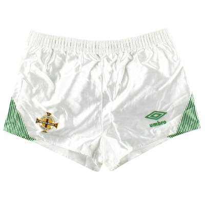 1990-92 Irlande du Nord Umbro Home Short XS