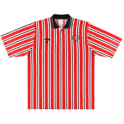 1990-92 셰필드 유나이티드 엄브로 홈 셔츠 L
