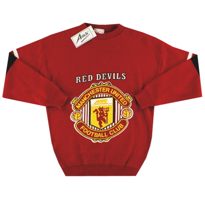 Kaus Manchester United Aitch tahun 1990 * dengan tag * M