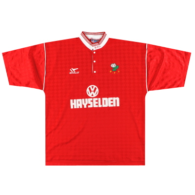 1991-92 Camiseta local Barnsley Gola L