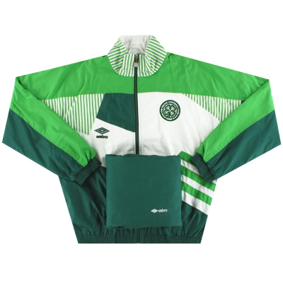 1991-92 Celtic Umbro Player Issue Presentation Спортивная куртка M
