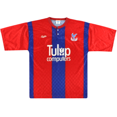 1991-92 Crystal Palace Bukta Home Shirt L