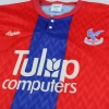 1991-92 Crystal Palace Bukta thuisshirt L
