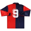 1991-92 Genoa Errea Home Shirt L/S #9 L