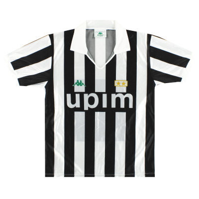 1991-92 Juventus Kappa Heimtrikot *Minze* M