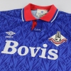 1991-92 올드햄 엄브로 홈 셔츠 *새 상품* M