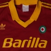 1991-92 Roma Home Shirt L/S XL