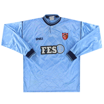 1991-92 Camiseta de visitante del Stirling Albion Spall Match Issue L / S # 14 L