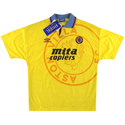 1991-93 Aston Villa Third Shirt *w/tags* L 
