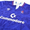 Camiseta de la 1991a equipación del Chelsea Umbro 93-XNUMX L