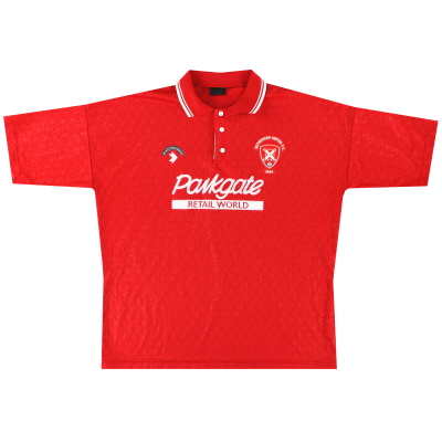 1991-93 Rotherham Matchwinner Home Shirt *Mint* XL