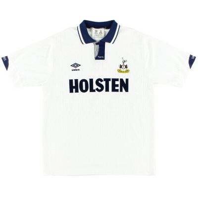 1991-93 Tottenham Umbro Home Maglia L