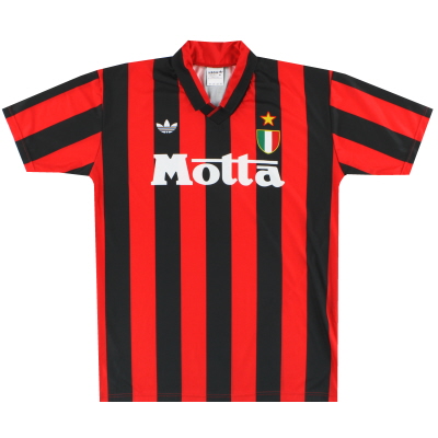 1992-93 AC 밀란 아디다스 홈 셔츠 M