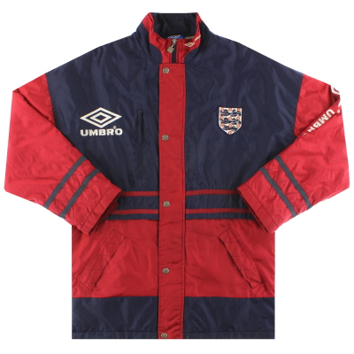 Abrigo de banco acolchado Umbro Inglaterra 1992-93 S