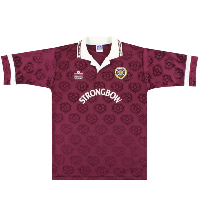 1992-93 Camiseta local del Hearts Admiral *Mint* M
