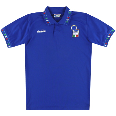 1992-93 Италия Diadora Домашняя рубашка L.Boys