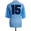 1992-93 Lazio Match Issue Home Shirt #15 XL