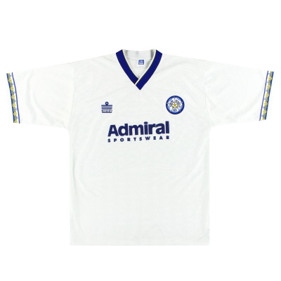 1992-93 Leeds Admiral Home Shirt XL