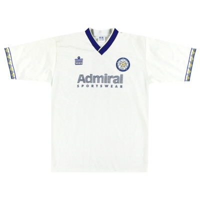 1992-93 Leeds Admiral Домашняя рубашка L