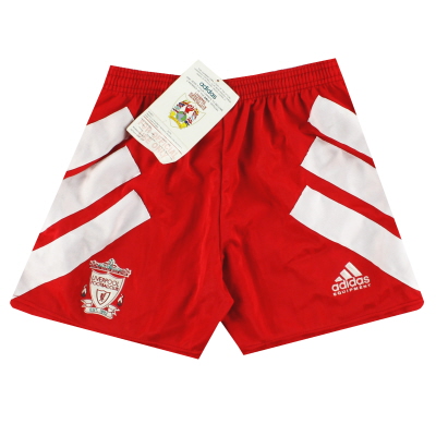 1992-93 Liverpool adidas Centenary Home Pantaloncini *con cartellini* S