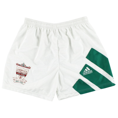 1992-93 Liverpool adidas Centenary Away Shorts S 