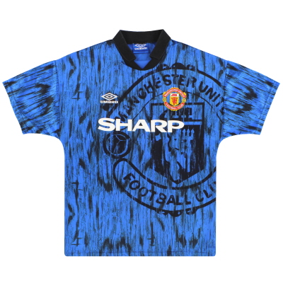 1992-93 Manchester United Umbro Away Shirt M 