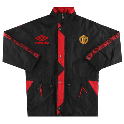 1992-93 Manchester United Umbro Bench Coat L 