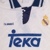 1992-93 Real Madrid Match Issue Home Shirt L/S #7 L
