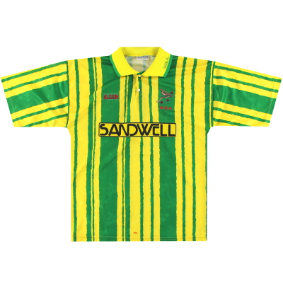 1992-93 웨스트 브롬 써드 셔츠 M