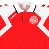 1992-94 Camiseta de Dinamarca Hummel XNUMXa M