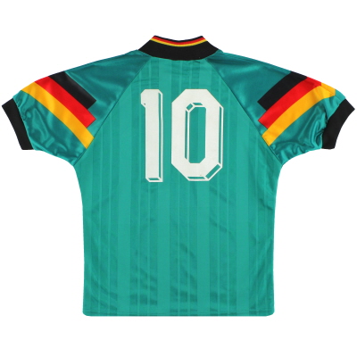 1992-94 Jerman adidas Away Shirt #10 Y