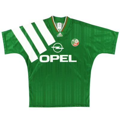 1992-94 Ierland adidas thuisshirt L