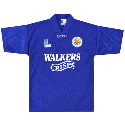 1992-94 Maillot de loisirs Leicester Fox * avec étiquettes * S