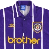 Camiseta de la 1992a equipación Umbro del Manchester City 94-XNUMX S