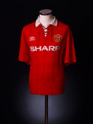 Image result for man utd 1992 kit official website