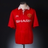 1992-94 Manchester United Home Shirt Keane #16 L