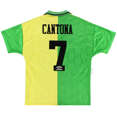 1992-94 Terza maglia Manchester United Newton Heath Cantona #7 *Menta* XL