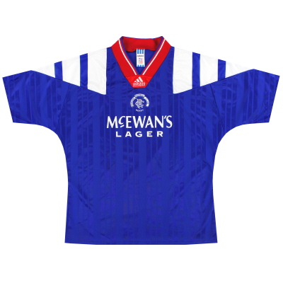 1992-94 Rangers adidas Home Shirt *Mint* XL