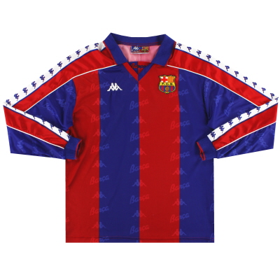 1992-95 Barcelona Kappa Home Shirt L/S M 