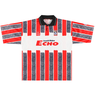 1993-94 Кардифф Сити выездная футболка XXL
