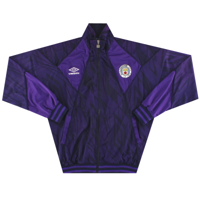1993-94 Manchester City Umbro Trainingsjacke XS