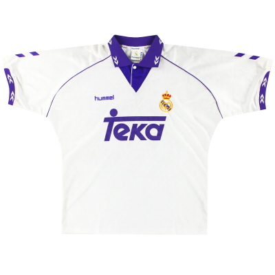 Camiseta de local Hummel del Real Madrid 1993-94 *Como nueva* L