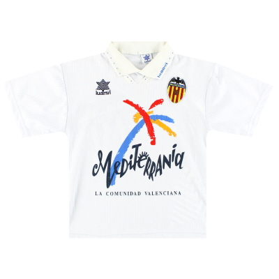 1993-94 Valencia Luanvi Home Shirt Y