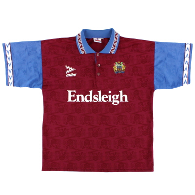 1993-95 Baju Rumah Burnley Mitre XL