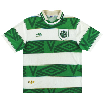 1993-95 Celtic Umbro Home Shirt L 