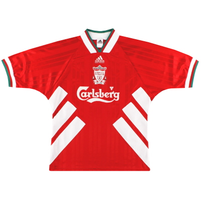 1993-95 Liverpool Maillot Domicile adidas M / L