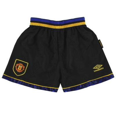 1993-95 Manchester United Umbro Away Shorts S 
