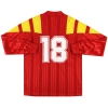 1993 Spain adidas Match Issue Home Shirt #18 L/S (v Ireland) L