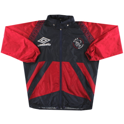 1994-95 Ajax Umbro regenjack met capuchon S
