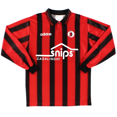 1994-95 Foggia Match Issue Home Shirt #2 L/S XL